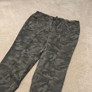 Maurices Olive Camouflage Jogger Pants